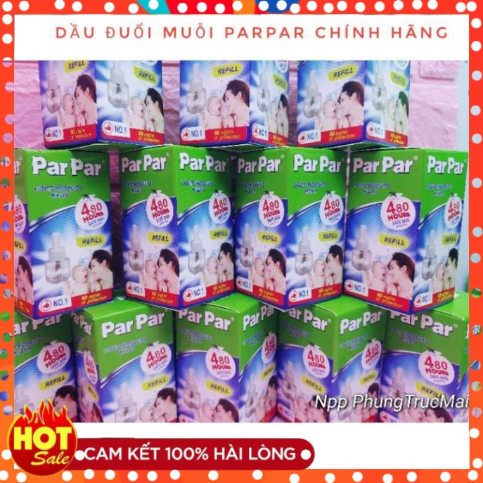 [Mã DUCT30KHP giảm 20%] Tinh Dầu Đuổi Muỗi PARPAR Chính Hãng (Không hiệu quả trả lại tiền) Hải Phòng