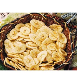 1 KÍ CHUỐI SẤY NGUYÊN LOẠI XUẤT KHẨU ĐÀ LẠT - GIÒN - THƠM