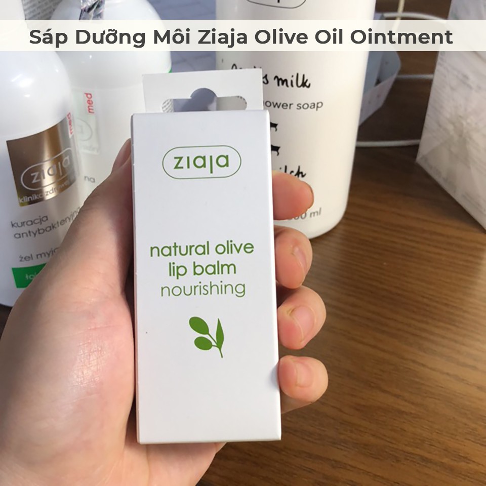 Son Dưỡng Môi Chiết Xuất Olive từ Thiên Nhiên Ziaja