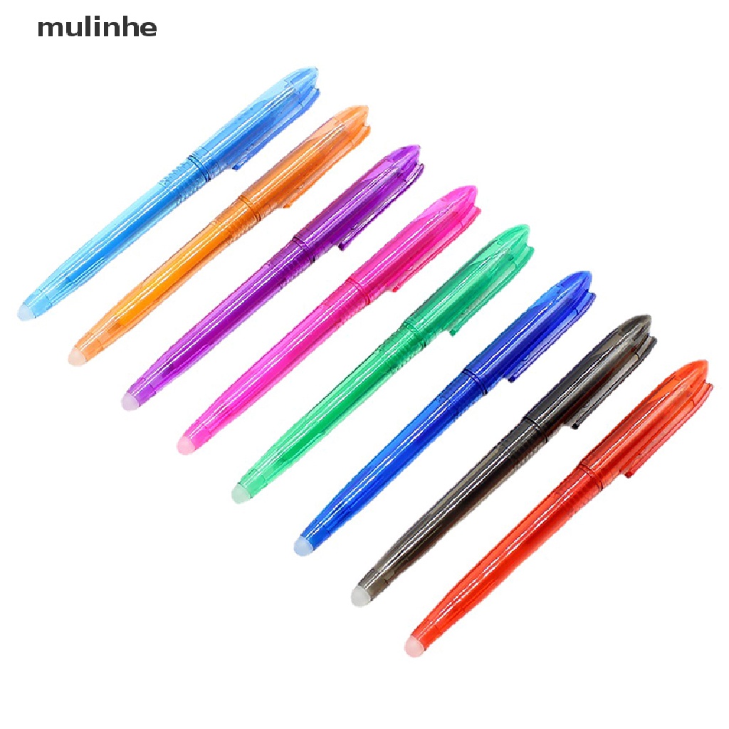 Set 8 Bút Mực Gel Ngòi 0.5mm Có Thể Xóa Được Tiện Dụng