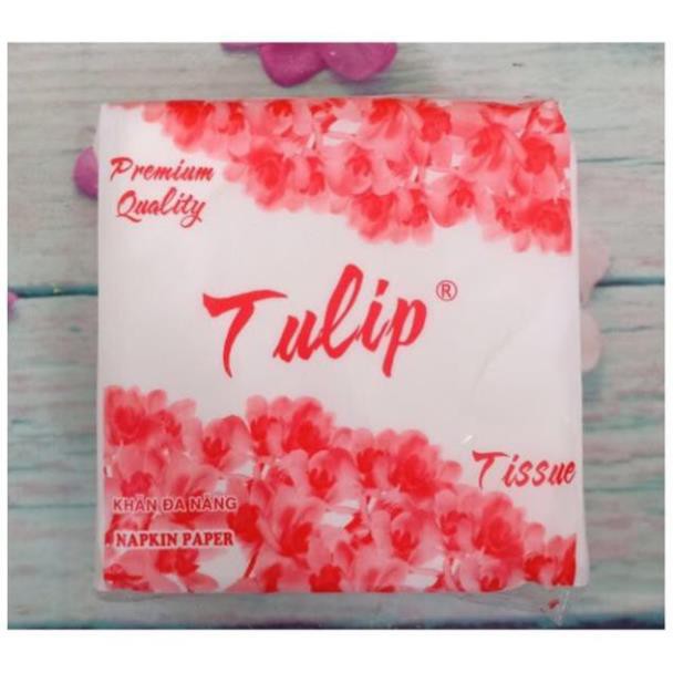 COMBO 4 GÓI GIẤY VUÔNG TULIP DÙNG VỆ SINH CHO BÉ