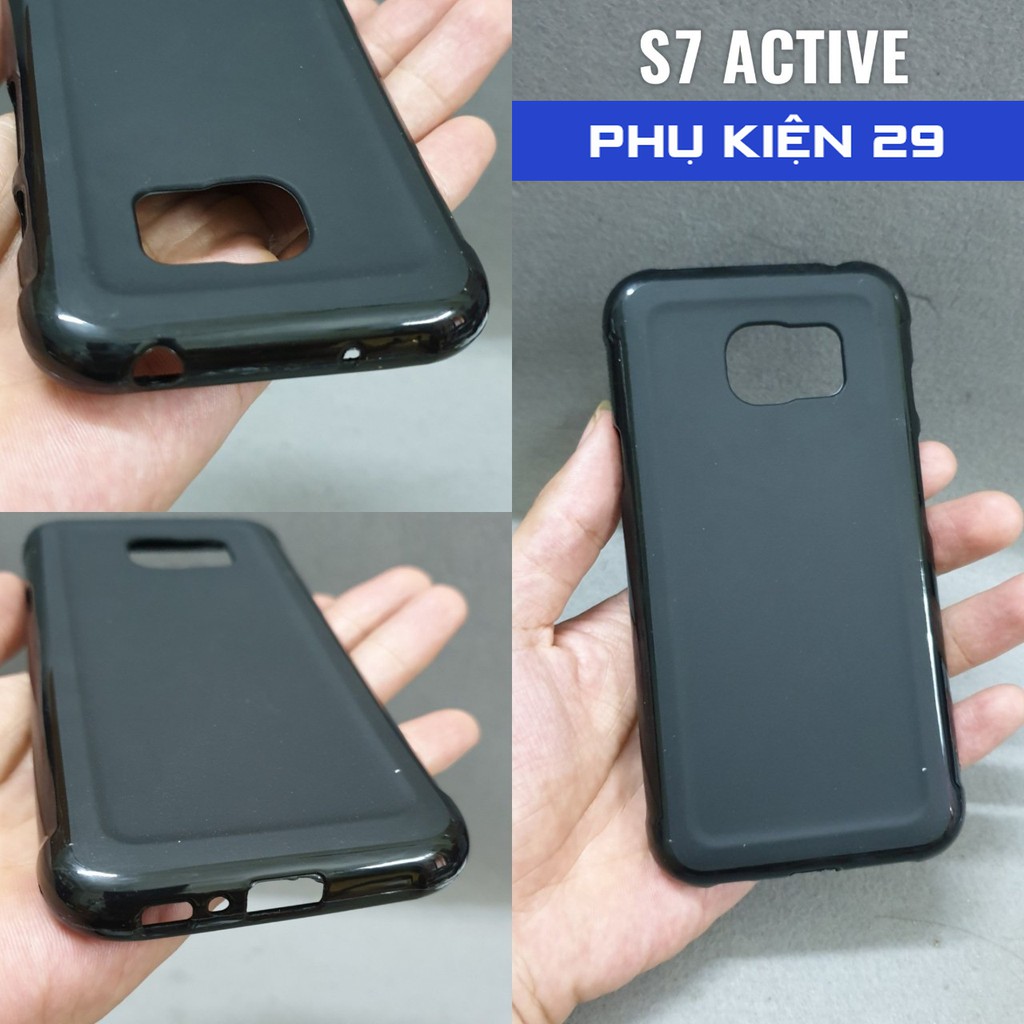 [Samsung S7 Active,S8 Active] Ốp lưng silicon dẻo nhám Pudini