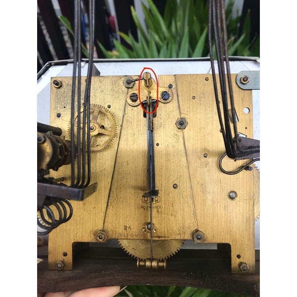 Lá mía đồng hồ cổ