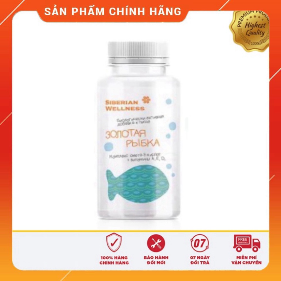 Viên uống  DHA Omega-3 VitaMama Siberian Health Nga tăng cường trí não và sáng mắt cho trẻ