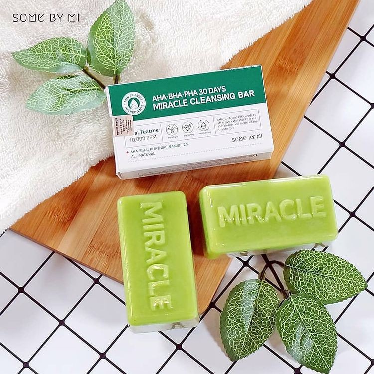 [Giảm Mụn] Bánh xà phòng cho da mụn SOMEBYMI AHA.BHA.PHA 30 Days Miracle Cleansing Bar