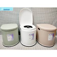 Bô vệ sinh trong nhà cho người già bà bầu trẻ em B088 bồn cầu di động người lớn có nắp đậy