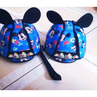 Nón bảo hiểm HeadGuard-Mickey xanh