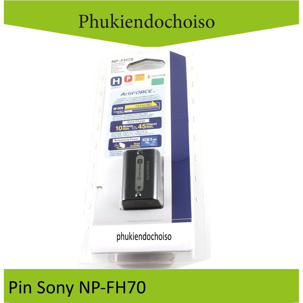 Pin sạc thay thế Sony NP-FH50/FH70/FH100