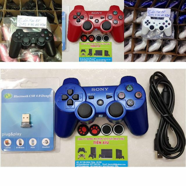 tay cầm ps3 cao cấp cho ps3 pc chơi fo pes laptop và các trò thông dụng Ps3 PS3