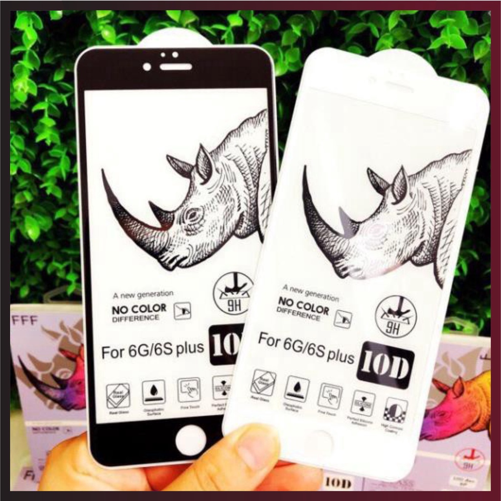 Kính cường lực iPhone, cường lực iphone Tê Giác 10D Full màn-Loại Xịn 7 8 Plus X XS XS MAX 11 PRO MAX 12MINI PRO PROMAX