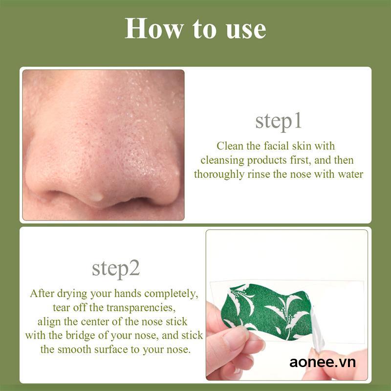 ✨✨Miếng Dán Lột Mụn Đầu Đen Cho Mũi Breylee Từ Dầu Cây Trà