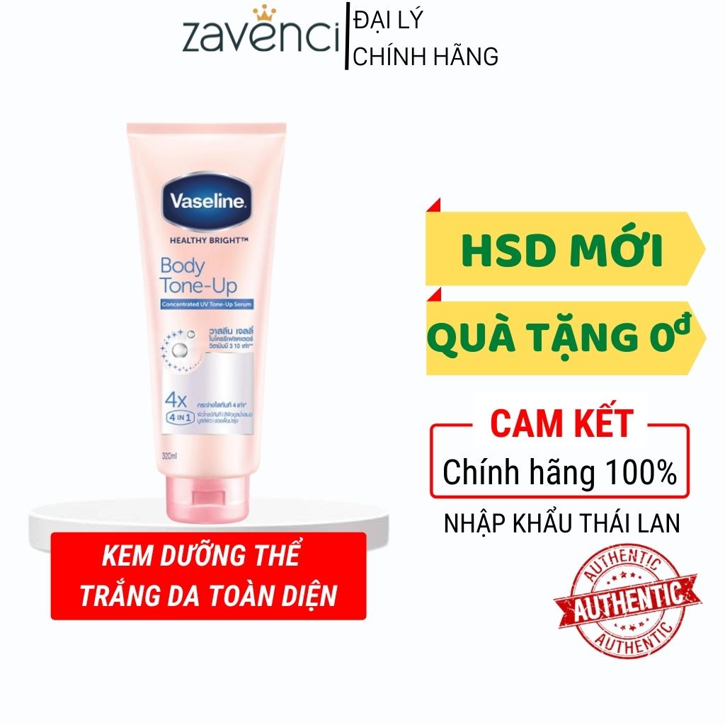 Sữa Dưỡng Thể VASELINE Perfect Serum 50X Trắng Da Toàn Thân Hàng Chuẩn Thái (320ml)