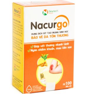 NACURGO 12 ML - DUNG DỊCH LÀM LÀNH VẾT THƯƠNG