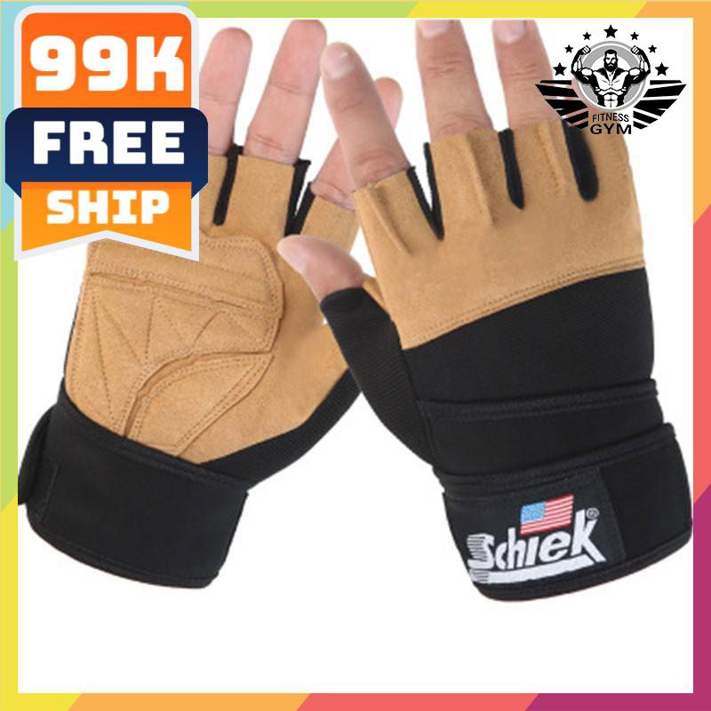 FREESHIP🎁 Bao tay tập gym da SCHIEK ⚡giá rẻ⚡ Găng tay tập gym nam nữ | hn & tphcm
