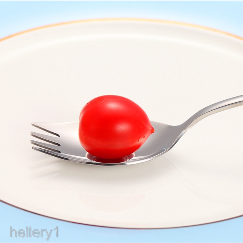 1 Muỗng Nĩa Du Lịch Bằng Thép Không Gỉ Chất Lượng Cao