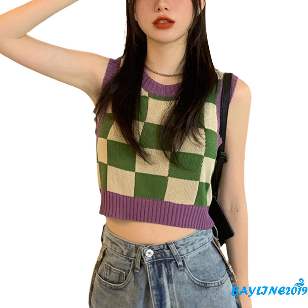 Áo Lửng Không Tay Thời Trang Dành Cho Nữ