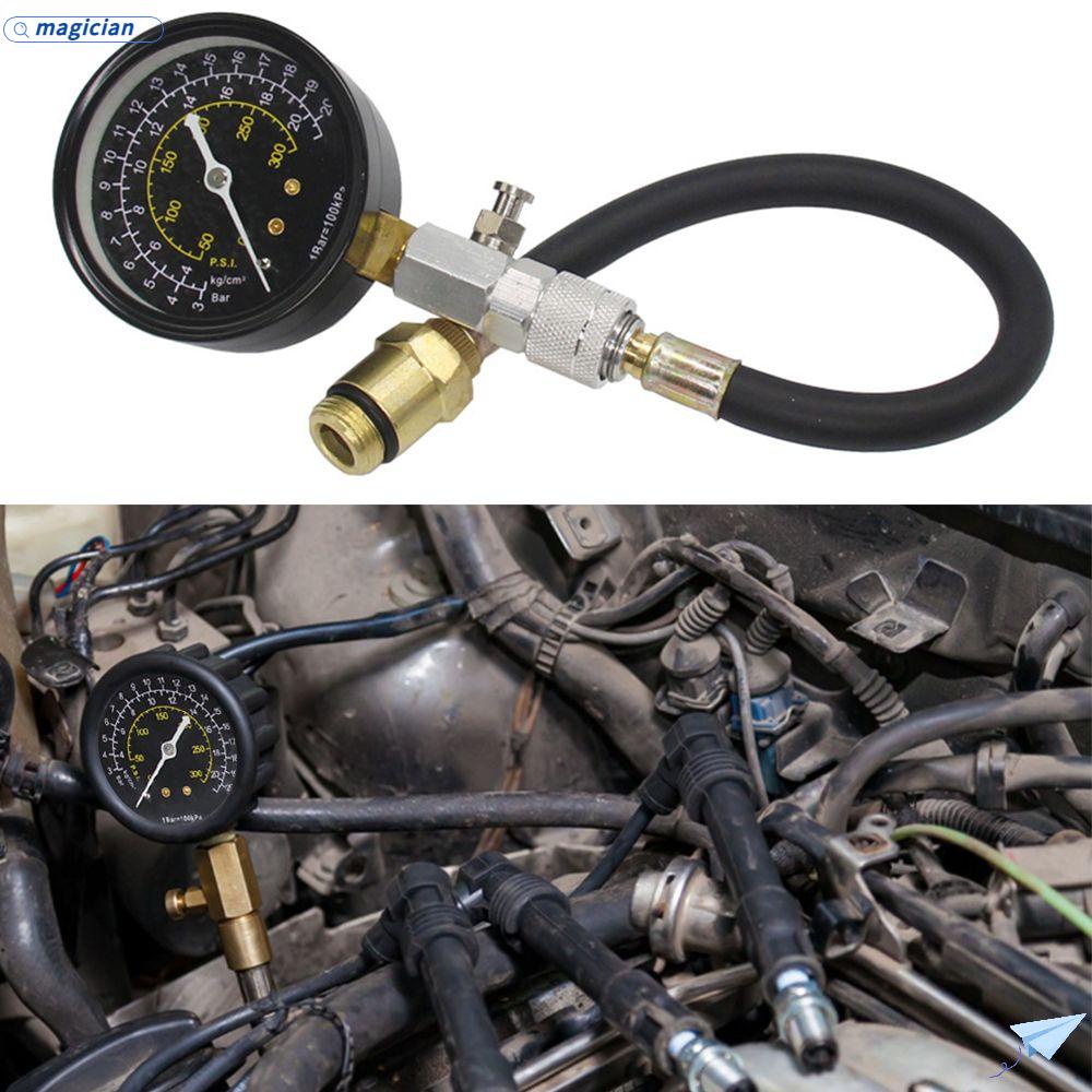 Đồng Hồ Đo Áp Suất Khí Nén Bằng Kim Loại Bền Bỉ Dành Cho Động Cơ Gas Xe Hơi