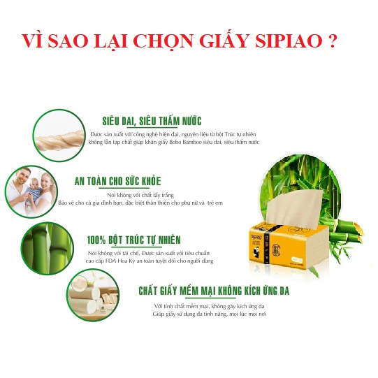 THÙNG 4 TÚI GIẤ RÚT SIPIAO CHEF2CHEF 1280 TỜ NỘI ĐỊA TRUNG.