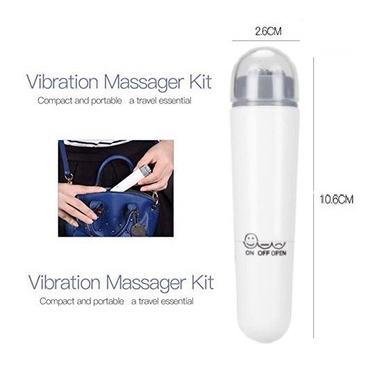 Gậy massage mắt cầm tay mini nhỏ gọn đa body  - Máy thỏi son - Video Thật B94B71B67