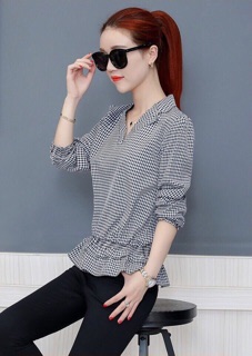 ÁO CARO CỔ V BÂU VEST