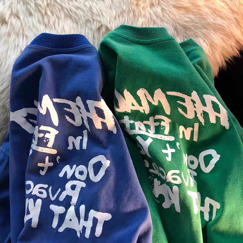 Áo thun form rộng in chữ cá tính