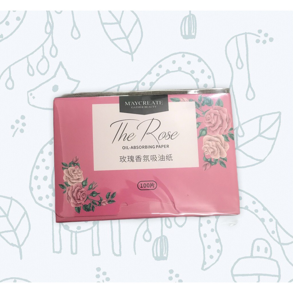 Set 100 tờ Giấy Thấm Dầu Maycreate Giúp Da Bớt Dầu Chống Nước Lưu Hương Trên Da Chuẩn Hàng Nội Địa Trung KING DC | BigBuy360 - bigbuy360.vn