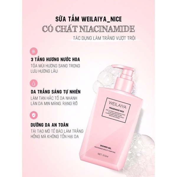 SỮA TẮM TRẮNG DA WEILAIYA ❌CAM KẾT HÀNG CHÍNH HÃNG ❌ | BigBuy360 - bigbuy360.vn
