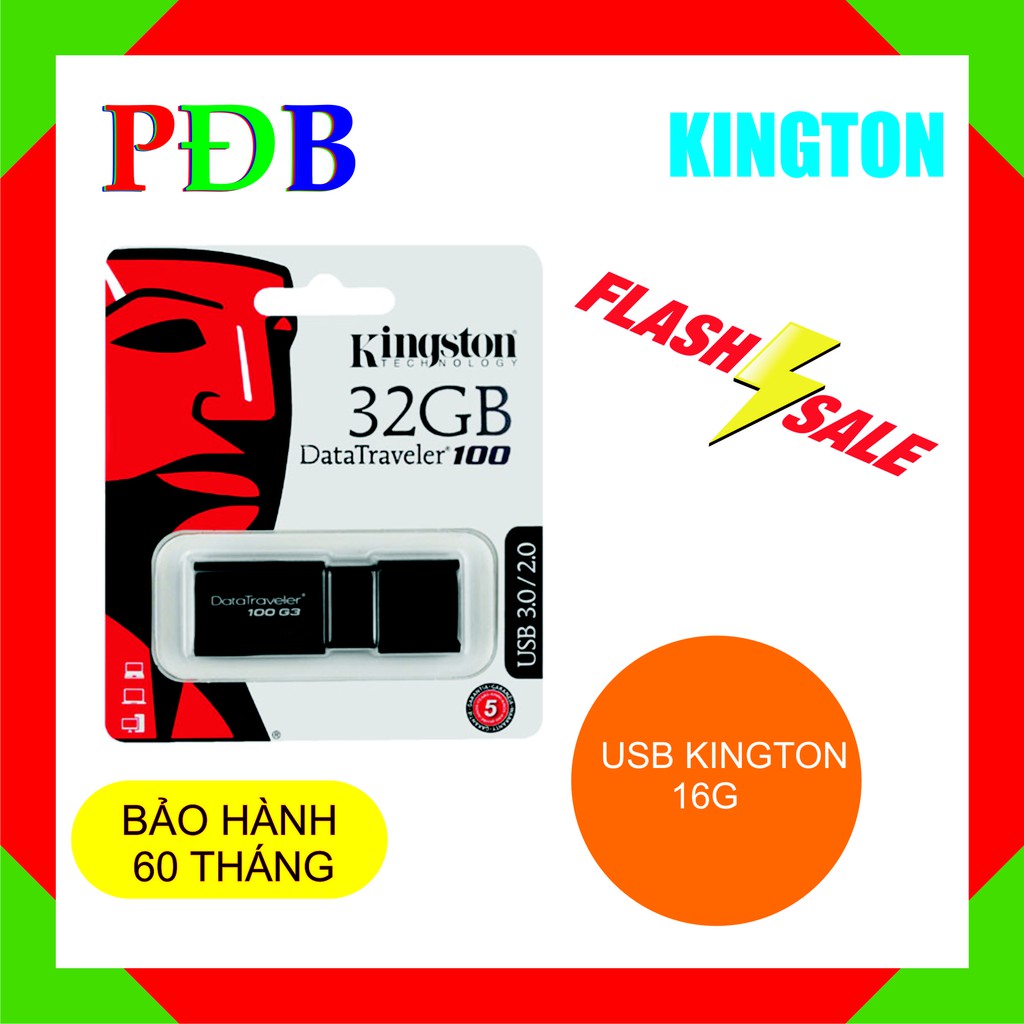 USB Kington 32G DataTraveler 100 G3