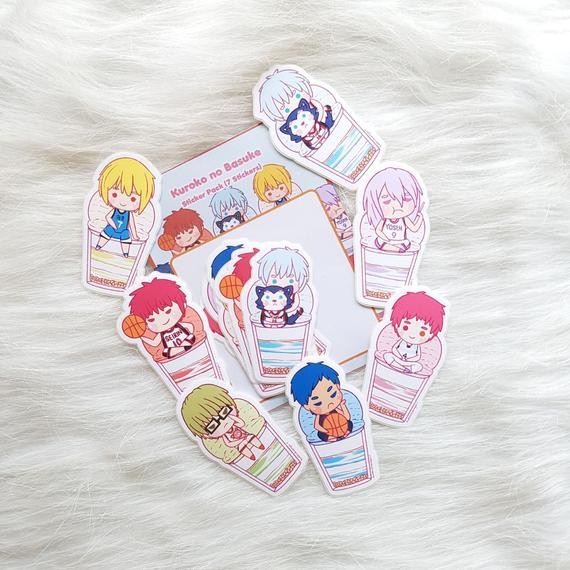 Sticker / Hình dán anime Kuroko no basket (Combo 10-50 ảnh dán khác nhau)