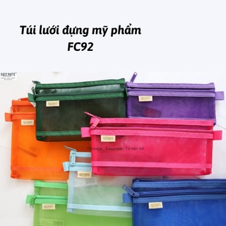 Túi lưới khóa kéo đa năng tiện dụng đựng mỹ phẩm