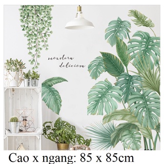 Decal dán tường nhiều mẫu, tranh dán tường giấy PVC cao cấp hàng đẹp