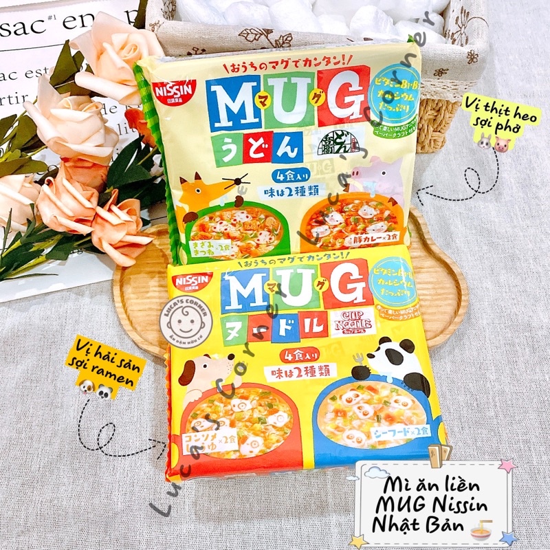 Mì MUG Nissin Nhật Bản Cho Bé