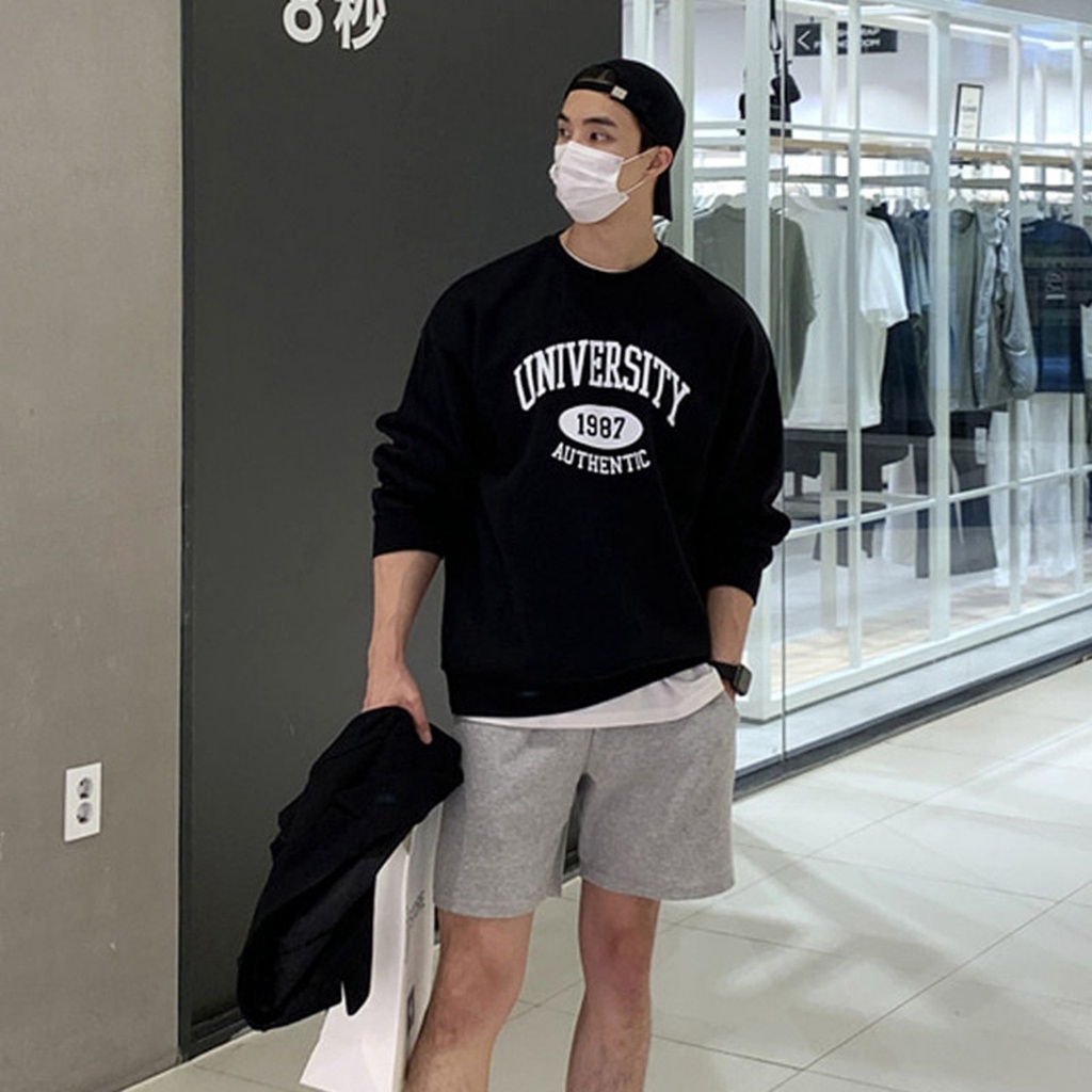 Áo Nỉ Cổ Tròn SWEATER 1987 Phong Cách Thể Thao Thu Đông 2022