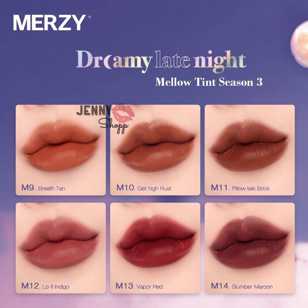 [NEW] [M9-M17] Son Kem Lì Merzy Mellow Tint