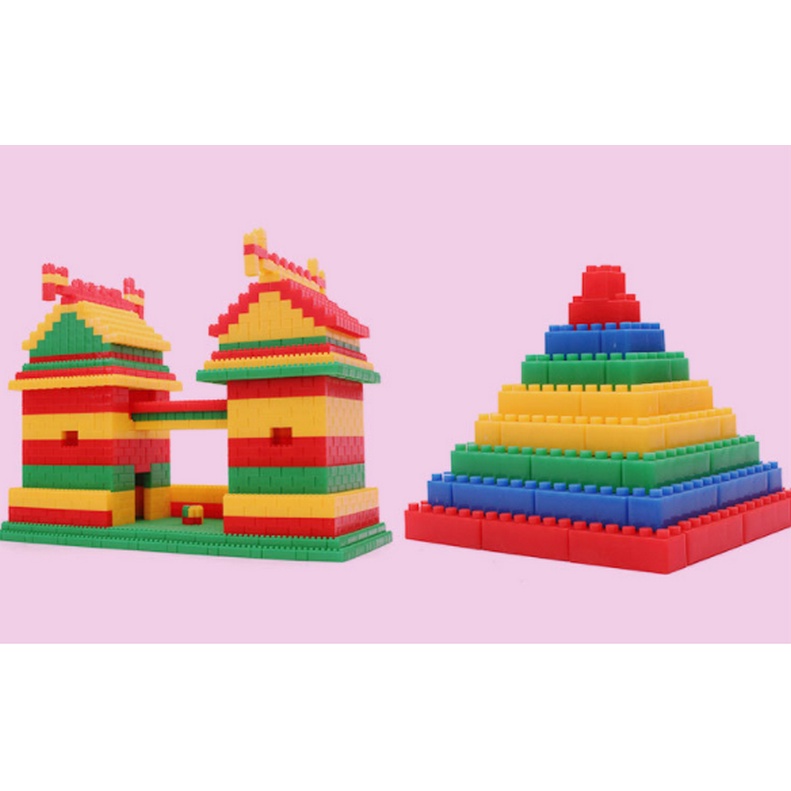 Khối xếp hình gạch lego DUPLO hàng cực đẹp - Nhựa ABS - Bán theo Kg (360-430 mảnh)