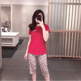 Bộ mặc ở nhà chất cotton siêu đẹp