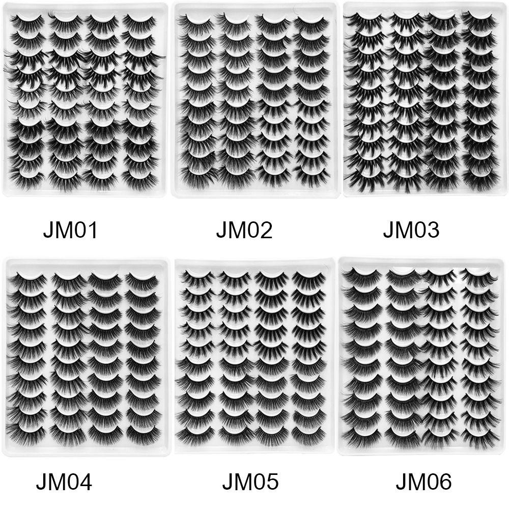 Set 20 Cặp Lông Mi Giả 3D Dài Và Dày Mi SKONHED