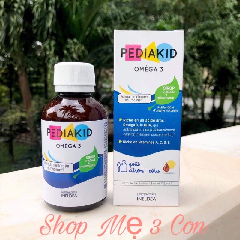 Siro Pediakid Omega3 Pháp 125ml