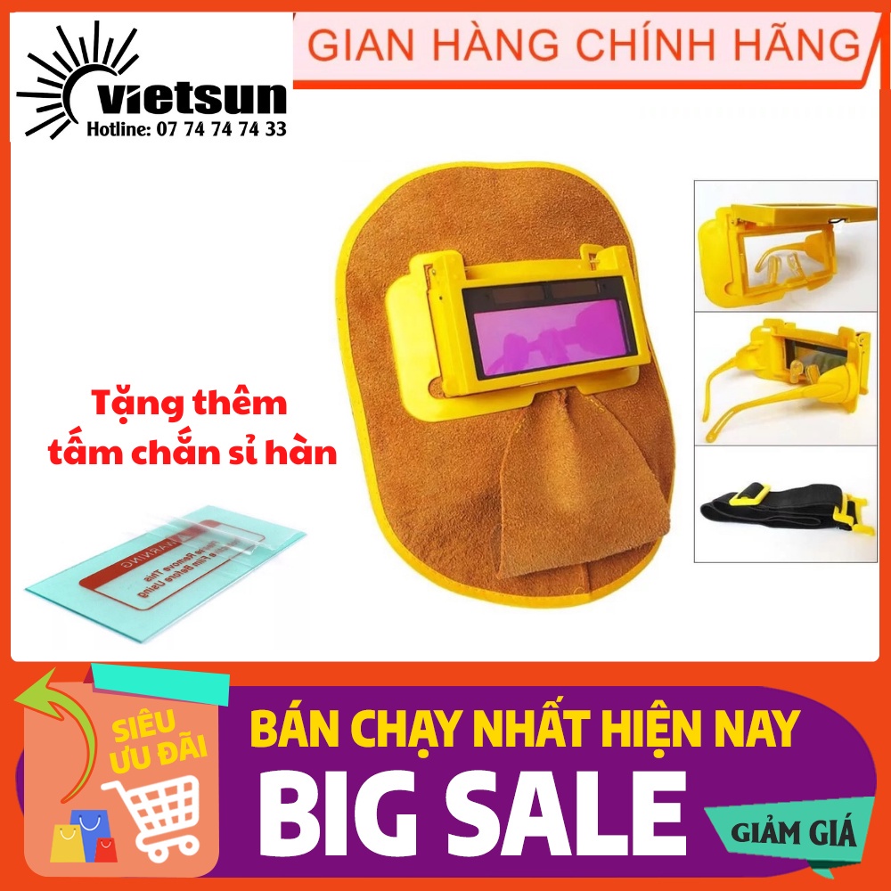 Mặt nạ hàn điện tử bằng da, mặt nạ hàn - 𝑽𝒊𝒆𝒕𝒔𝒖𝒏