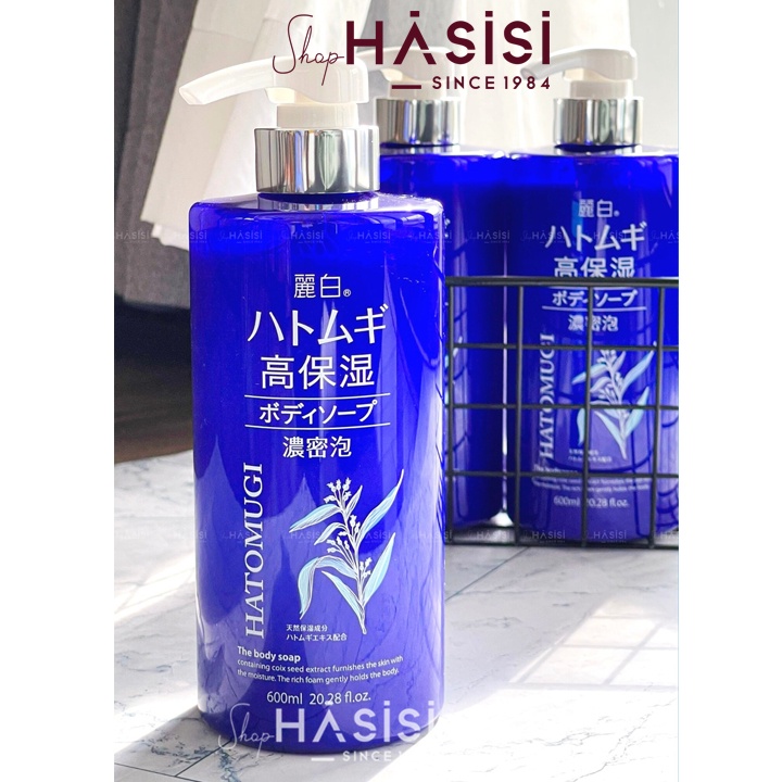 Sữa Tắm Giữ Ẩm HATOMUGI - The Body Soap 600ml