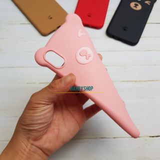 Ốp lưng Iphone 7 plus silicone gấu dễ thương