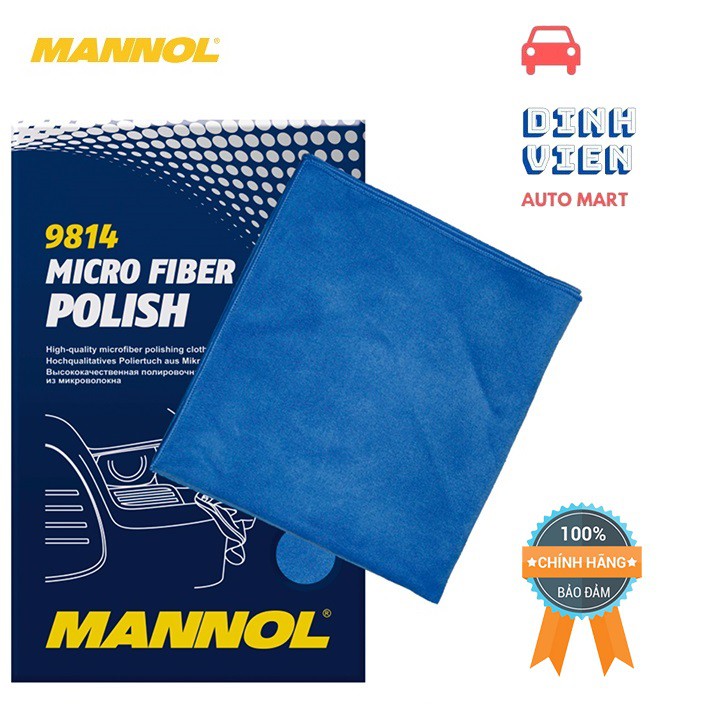 Khăn Đánh Bóng Sợi Vải Nhỏ MANNOL Micro Fiber Polish 9814 – DV AUTOMART