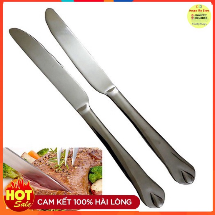 Dao ăn cán giọt lệ inox 304 - Dao bít tết