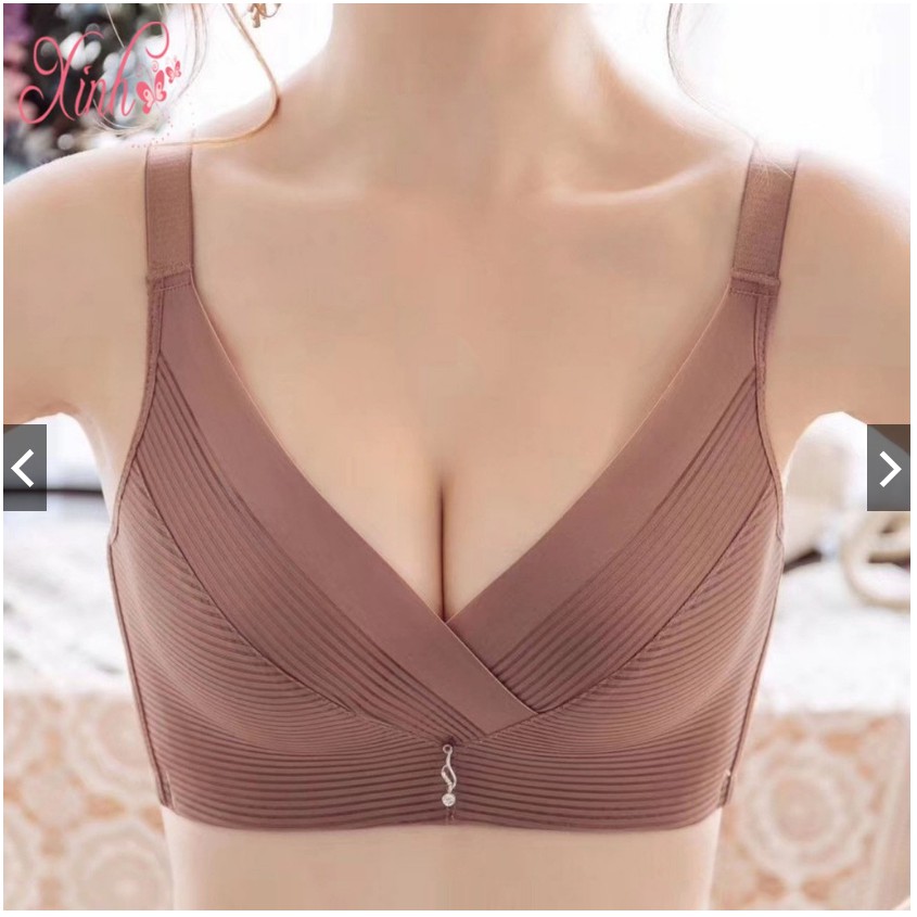 Áo Lót Su Nâng Ngực 5022 Kẻ Sọc Không Gọng Siêu Đẹp | BigBuy360 - bigbuy360.vn