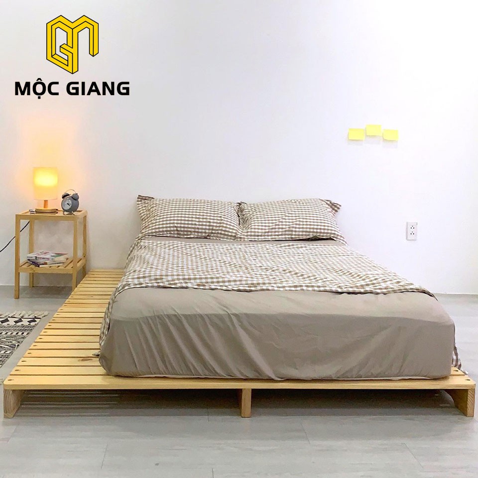 Giường Pallet Gỗ Thông - Giường Gỗ Tự Nhiên Mộc Giang