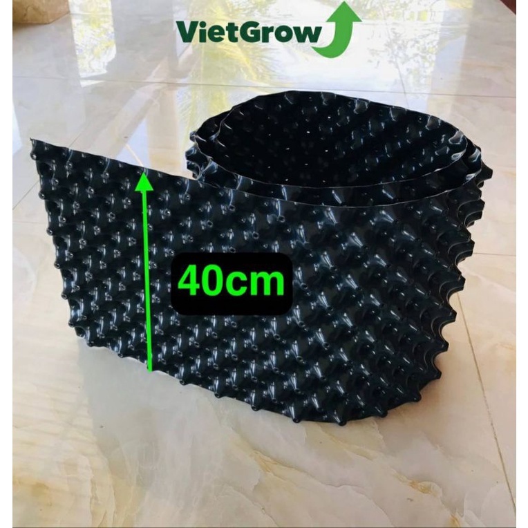 Bầu ươm V6 40cm . Bầu ươm thông minh VietGrow V6. Tặng kèm ốc, vít