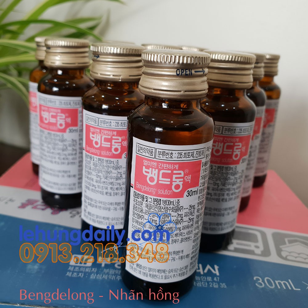 Nước uống thảo mộc chống say tàu xe Hàn Quốc