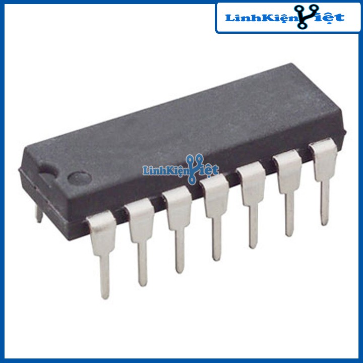 Ic chức năng 74LS86 chân cắm DIP14