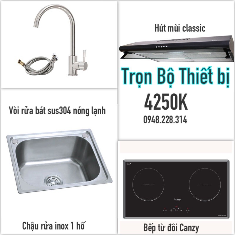 Bộ thiết bị nhà bếp tiết kiệm đủ tính năng