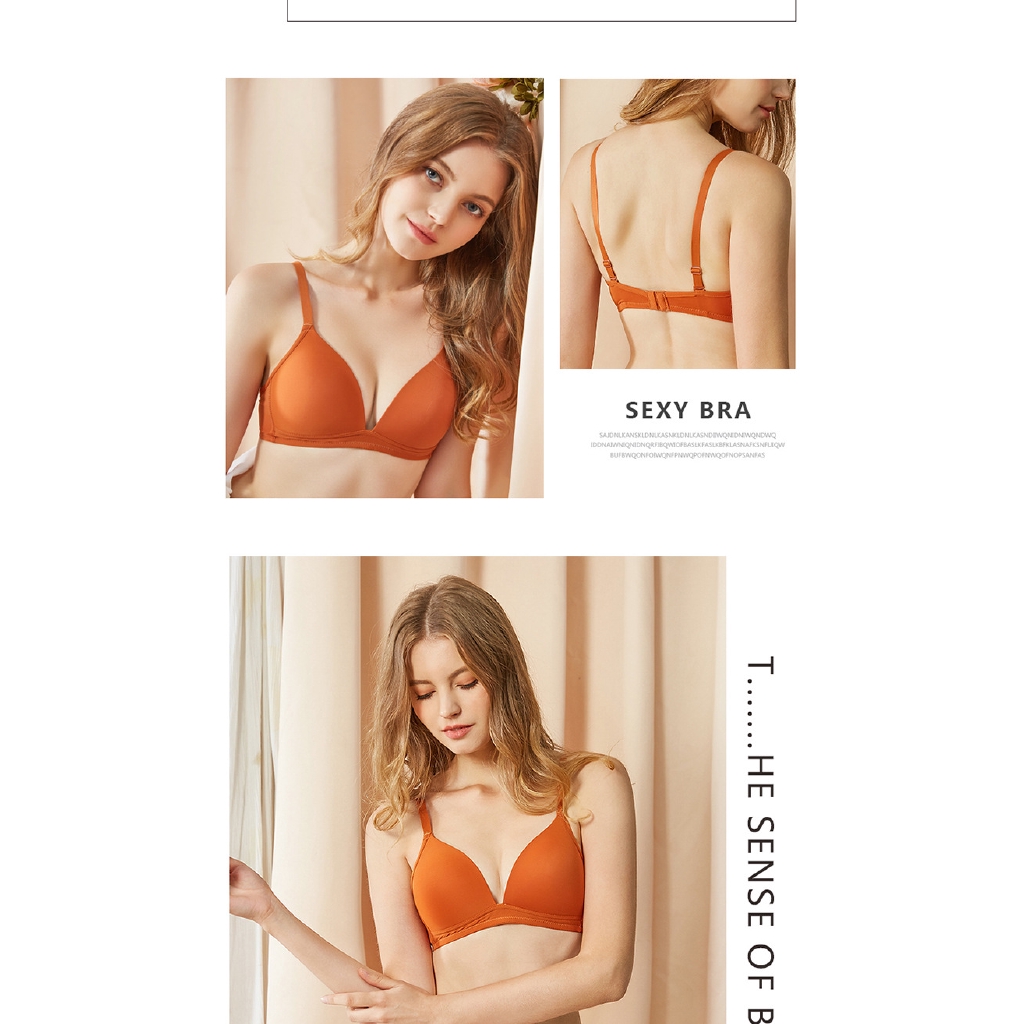 Áo ngực không gọng thép / set áo ngực và quần lót màu trơn quyến rũ | BigBuy360 - bigbuy360.vn